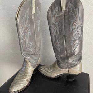Dan Post exotic snakeskin boots